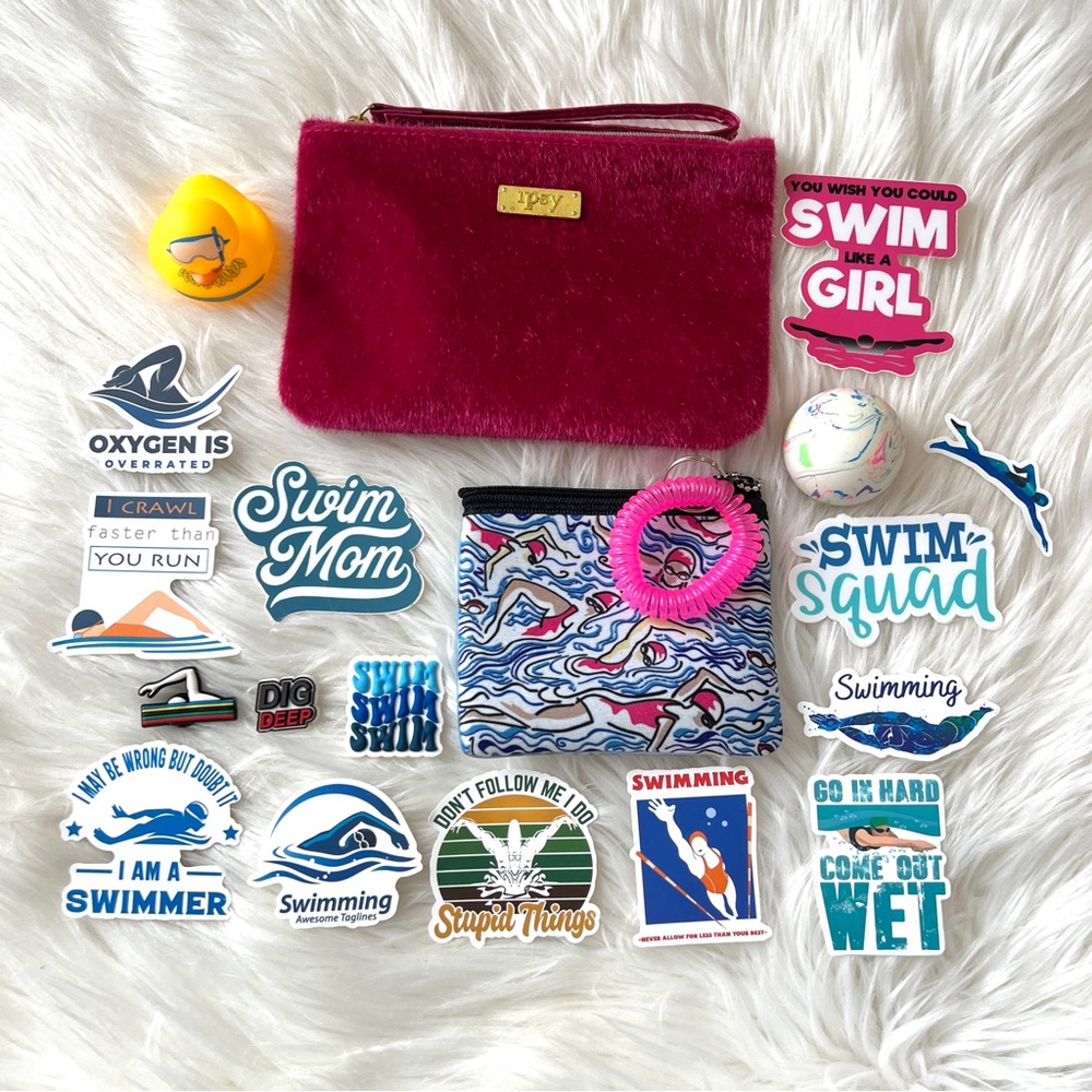 Swim-Themed Sticker & Bundle | Ipsy Pouch, Coin Purse, shoe accessories